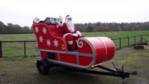 Santa visit to Newton Leys